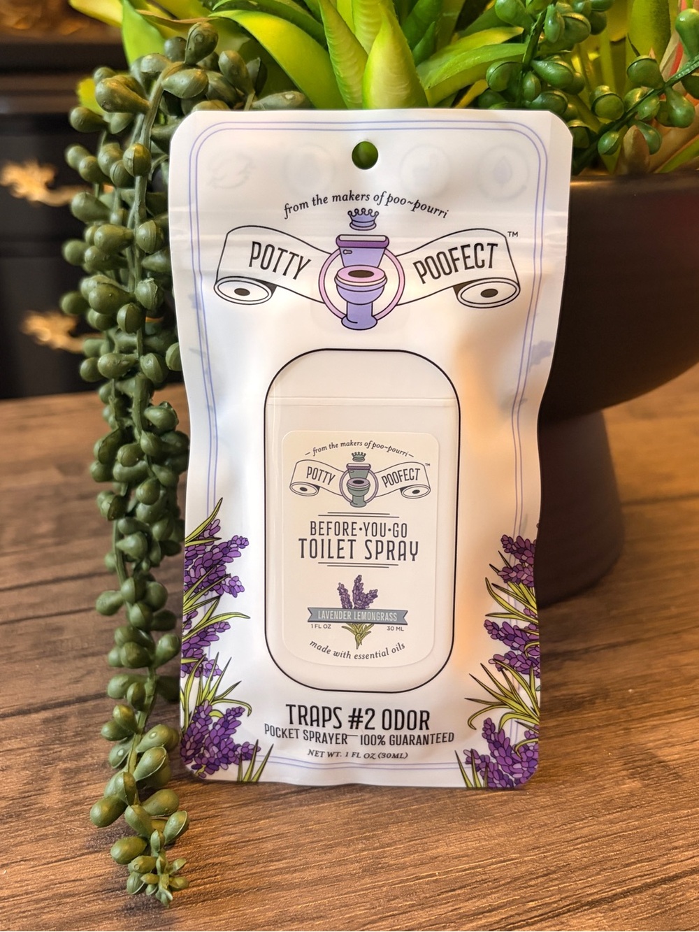 Lavender Lemongrass Before-You-Go Toilet Spray - Lavender 1 oz